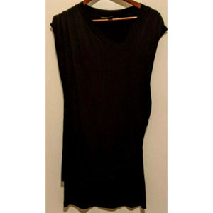 Kische Boutique Tunic Sleeveless Black Top Stretch